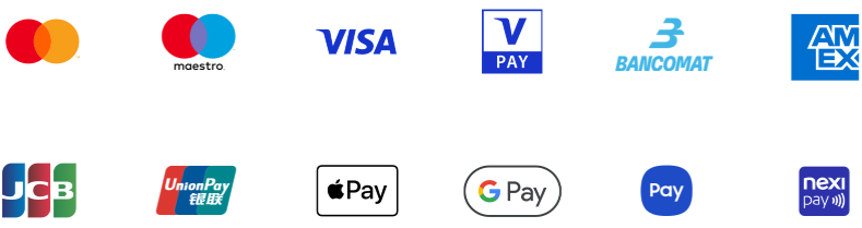 Elenco carte accettate