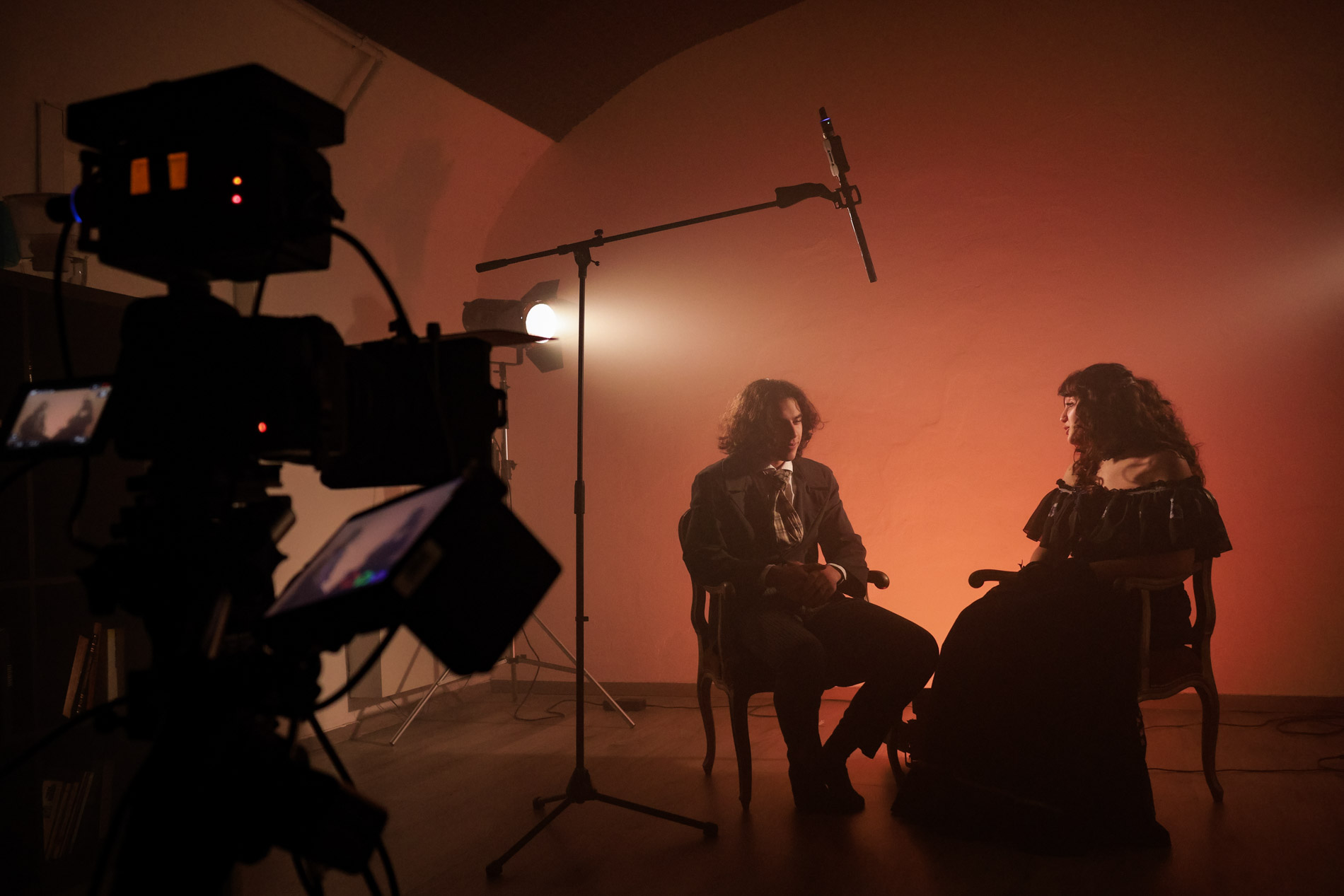 Set cinematografico professionale